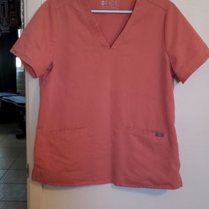Figs Scrub top L
